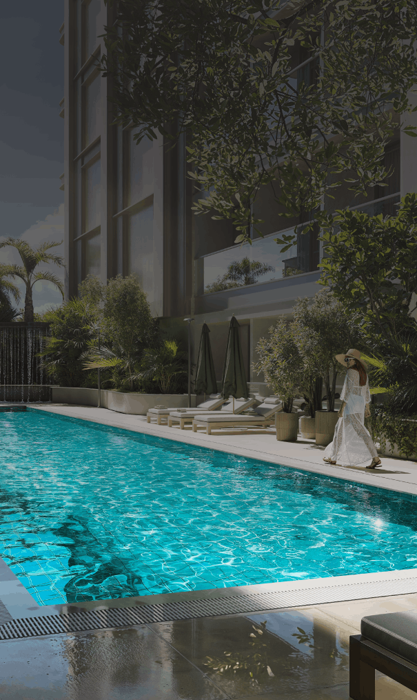 Enchante by Grid building facade Arjan Dubai