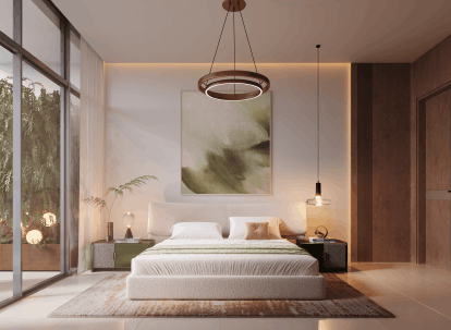 modern apartment interior in Arjan Dubai