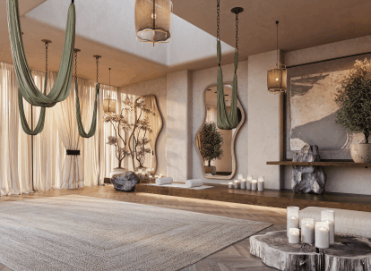 modern apartment interior in Arjan Dubai